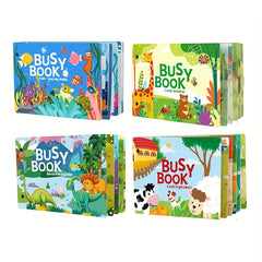 Interactive Quiet Book Sensory Learning Activity Toy Durable Material