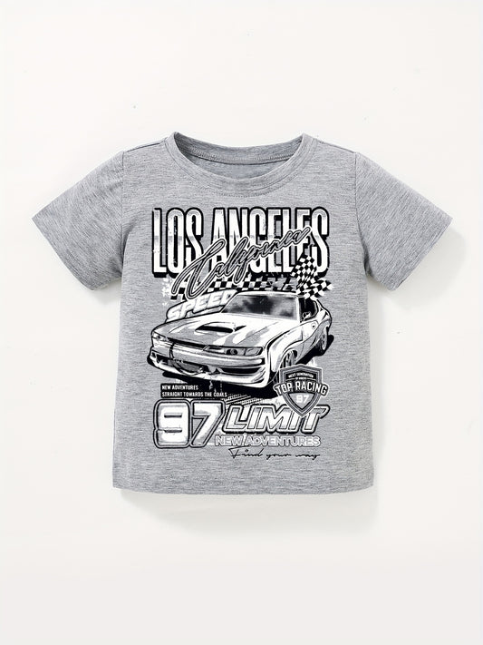Baby Boy's Racing Car Graphic Tee Top