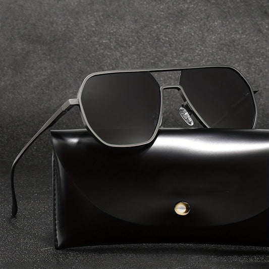 Men's UV Resistant Casual Sunglasses with Glasses Box