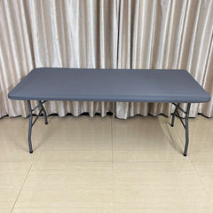 Waterproof Elastic Outdoor Polyester Tablecloth Fabric Cover