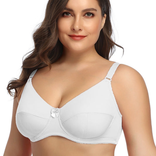  Sexy Bra Women's Full Cover Non Padded Underwire Bow Bra