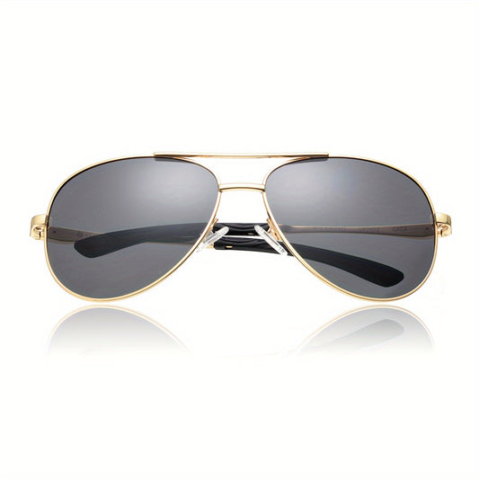 OUWEN Classic Polarized Aviator Sunglasses For Men UV Protection