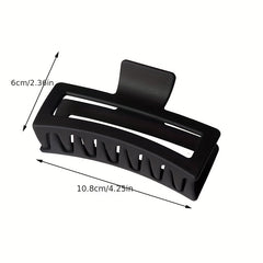 3pcs Square Matte Hair Claw Clip Strong Hold Grip Hair Jaw Clip