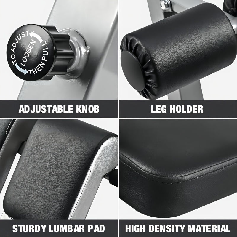 Foldable Fitness Roman Chair Abdominal Exercise Bench