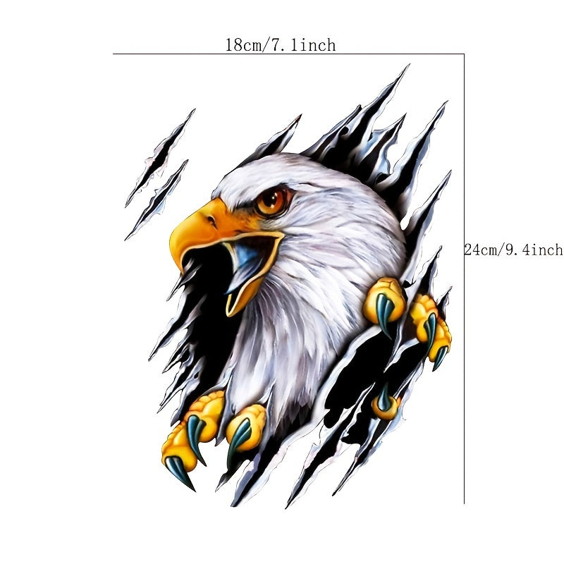 Eagle Car Styling 3D Cartoon Motorcycle Sticker Vinyl Car Body Decoration