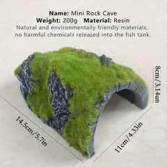 Tortoise Shelter Hide House Aquarium Decoration for Fish Tank