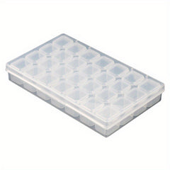 Clear Rhinestone Storage Box Nail Art Decoration Display Case Organizer
