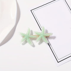Starfish Shape Hair Clip Ocean Series Non-slip Bangs Clip Hair Accessories