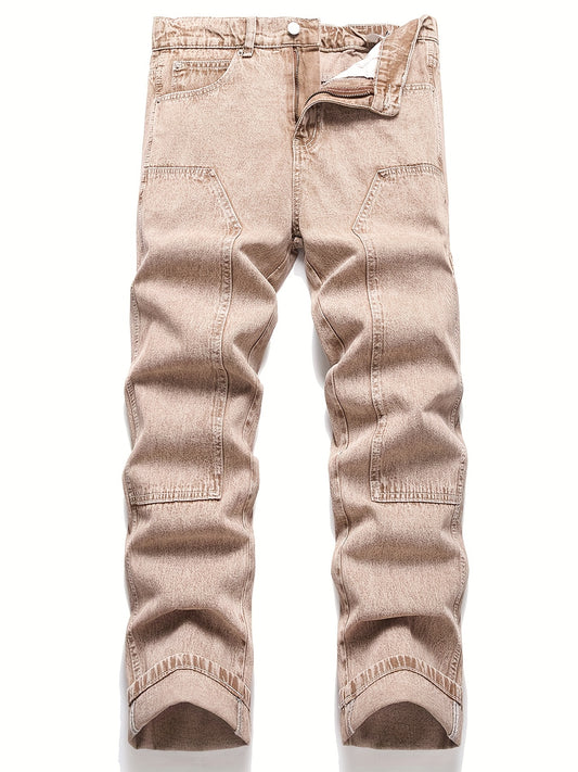 Men's Straight Leg Pants Loose Casual Outdoor Pants Mens Clothing
