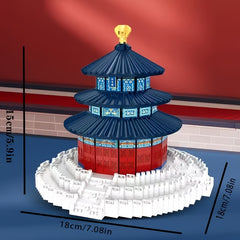 Temple of Heaven 3D Puzzle Chinese Building Blocks Kit