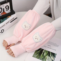 Thicken Warm Sleeves Dirtyproof Soft Comfortable Sleeves