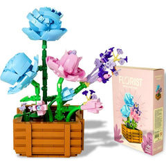 Flowers Bouquet Building Set for Adults