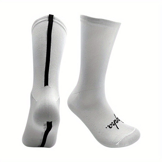 Breathable Comfortable Mid Calf Socks for Cycling Running