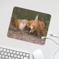 Gaming Mouse Pad Non slip Rubber Mat for Computers Laptops Office - Sleeping Fox