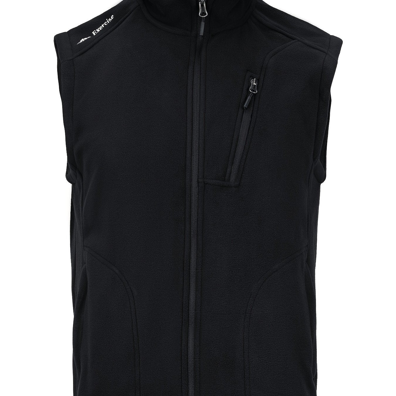Men's Fleece Vest Zip Up Sleeveless Jacket Outdoor Fall Winter