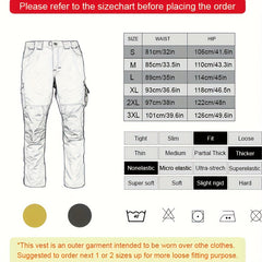 Men's Thick Safety Work Trousers with Knee Protection