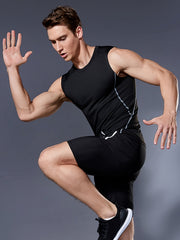 Men's Compression Sport Tank Top Quick Drying Vest