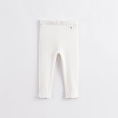 Girls Stretch Knit Flared Pants Kids Leggings Assorted Colors