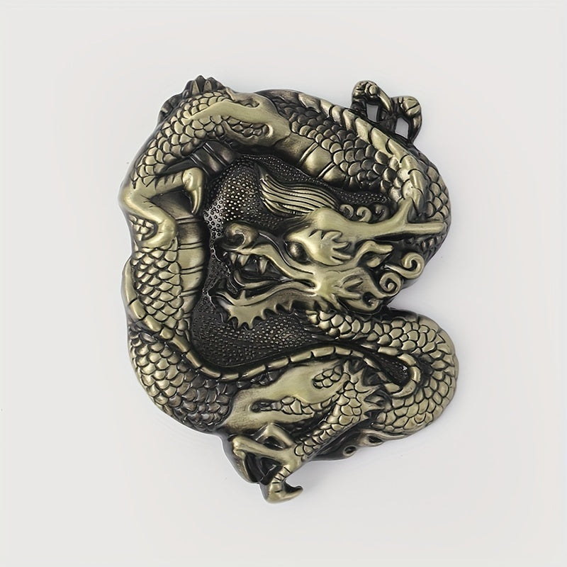 Vintage Dragon Novelty Belt Buckle For Women & Men Western Jeans Accessories