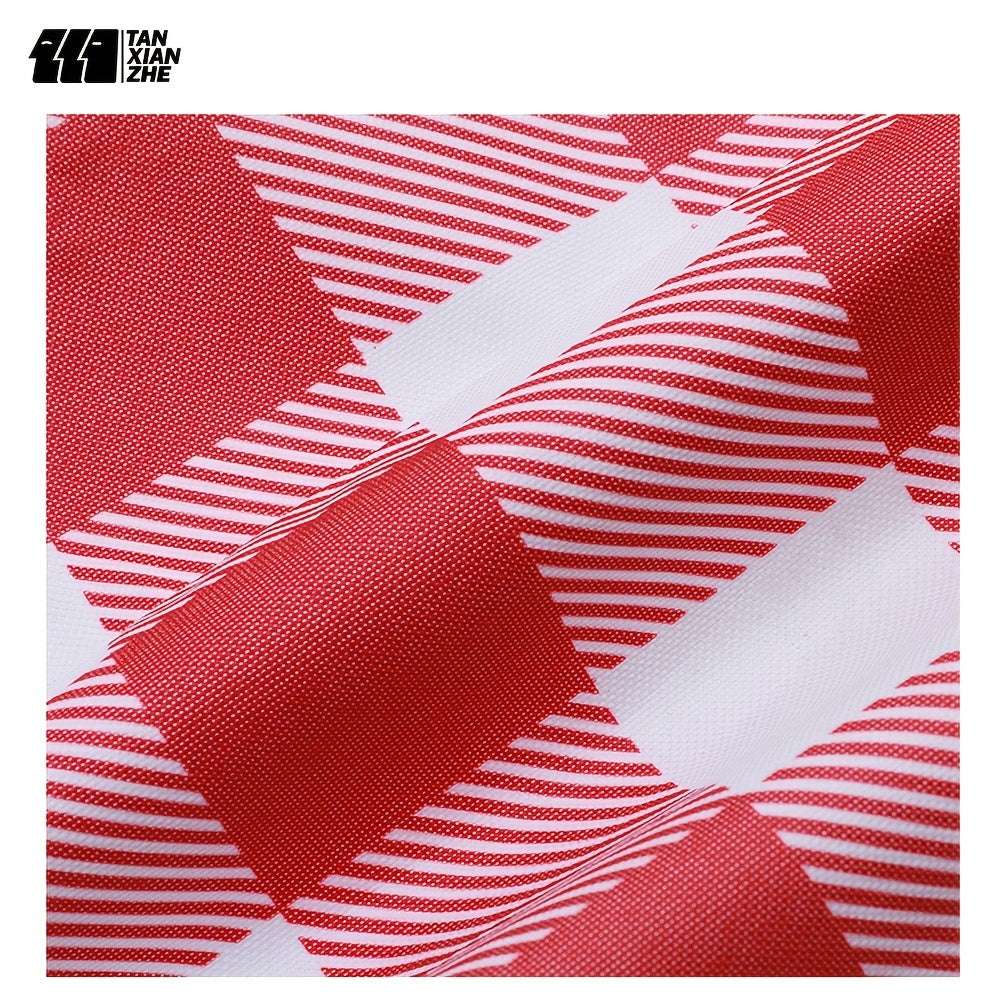 Tan Xian Zhe Foldable Waterproof Plaid Picnic Mat