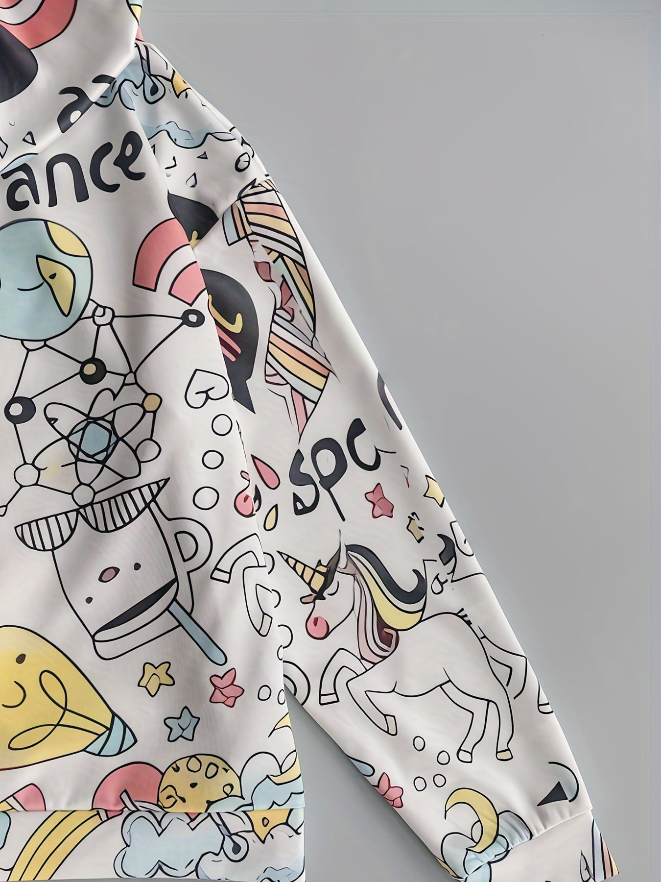 Graffiti 3D Print Sweatshirt Hoodie Boys Girls