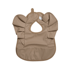 Baby Girl Bib Solid Angel Wings Waterproof Soft Apron For 1-2 Year Old