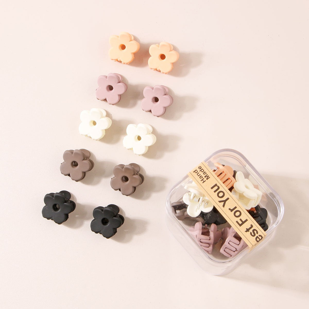10pcs Small Hair Grab Clip Ponytail Clip Hairpins Hair Accessories