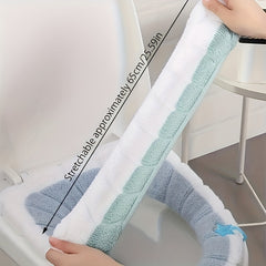 Thickened Knitted Toilet Seat Cover with Handle