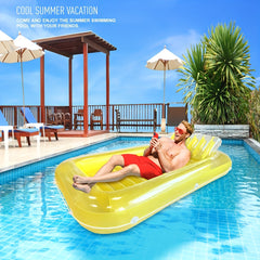 Square Swimming Pool Float Water Lounger PVC Inflatable Raft
