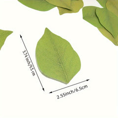 50 Sheets Leaf Sticky Notes Memo Pad Paper Sticker Pads Office Supplies