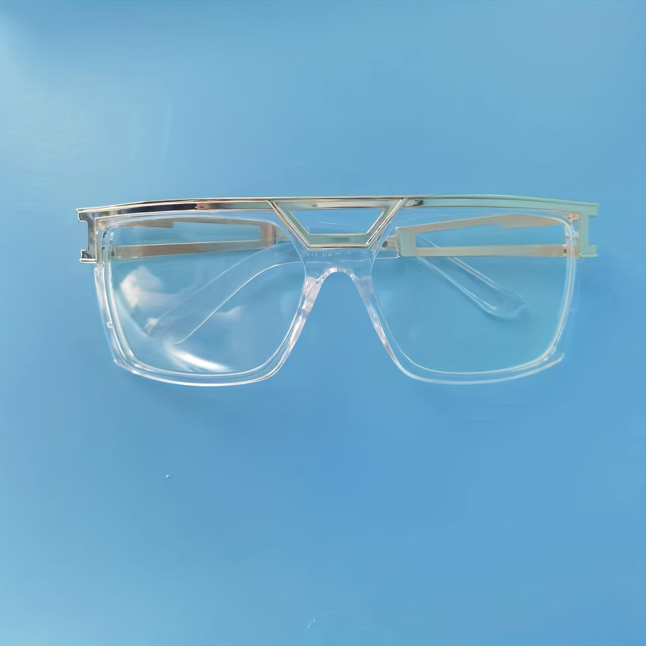 Men's Square Frame Sunglasses UV Protection