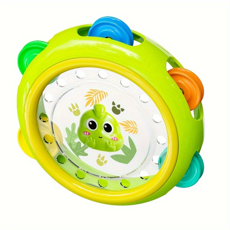 Colorful Frog Hand Drum Toy for Babies 0-3 Years