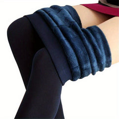 Plush Lined Thermal Tights High Waist Leggings Women's Stockings
