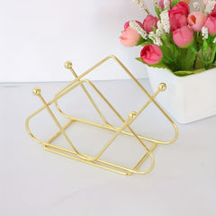 Nordic Vertical Iron Paper Towel Rack Stylish Desktop Paper Towel Holder