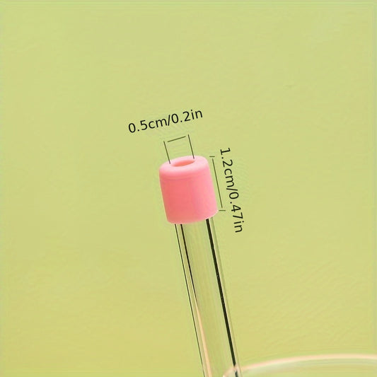 Silicone Straw Sleeve Dustproof Straw Plug Cup Accessory