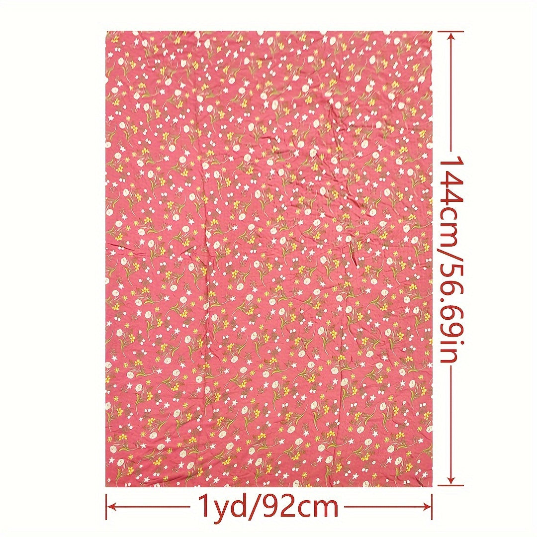 1yd Jacquard Faux Cotton Fabric for Diy Clothing