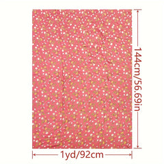 1yd Jacquard Faux Cotton Fabric for Diy Clothing