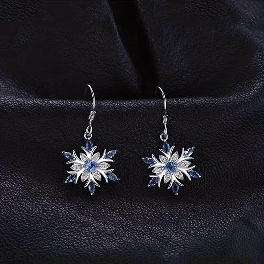 Snowflake Dangle Earrings for Girls