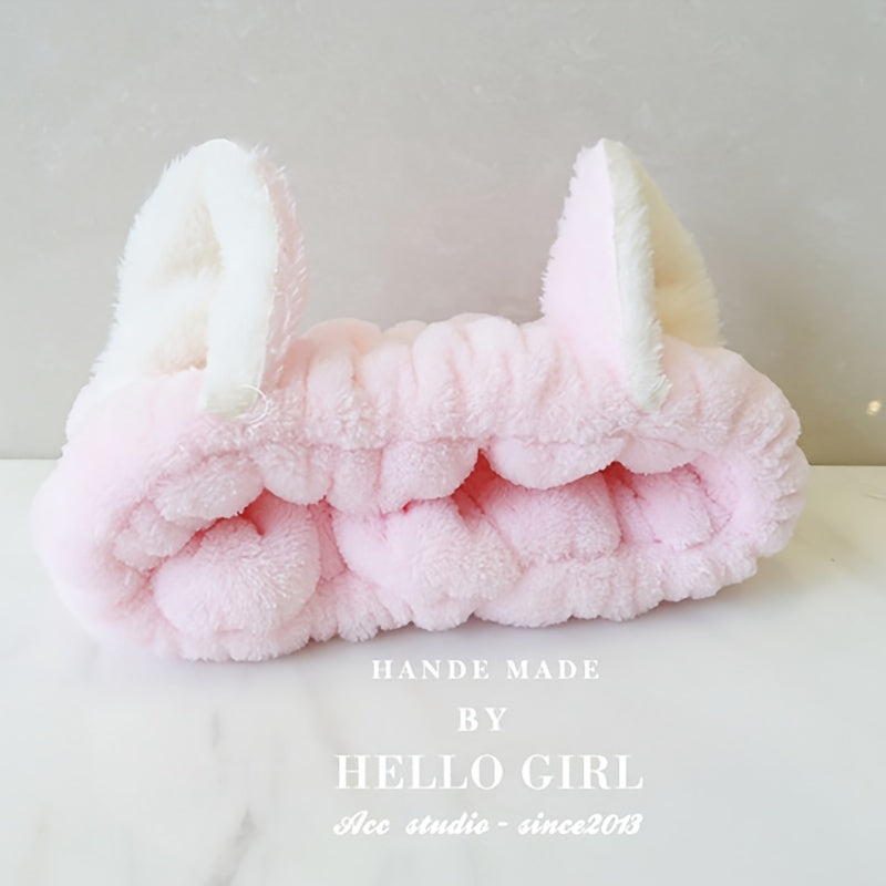 Cat Ear Headband for Washing Face Makeup Spa Hair Accessories