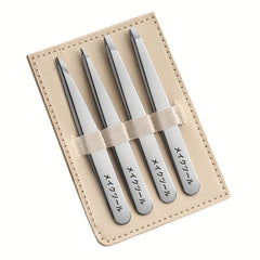 4pcs Eyebrow Tweezers Set For Men And Women