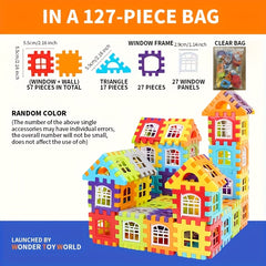 127pcs Kids Building Blocks Set Educational Bricks