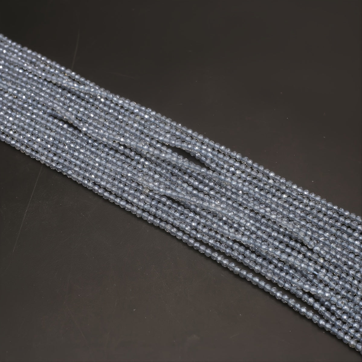 15'' Spinel Plated Faceted Beads for Jewelry Making