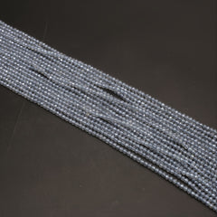 15'' Spinel Plated Faceted Beads for Jewelry Making