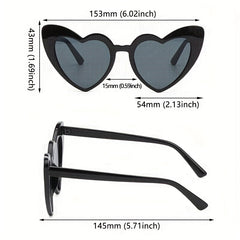 Heart Sunglasses Love Theme Photo Booth Props Glasses Beach Party Club UV400