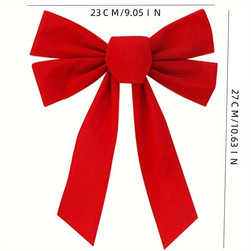Red Bow Christmas Decoration