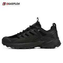 Baasploa Men's Hiking Shoes Comfy Non Slip Sneakers for Outdoor Activities