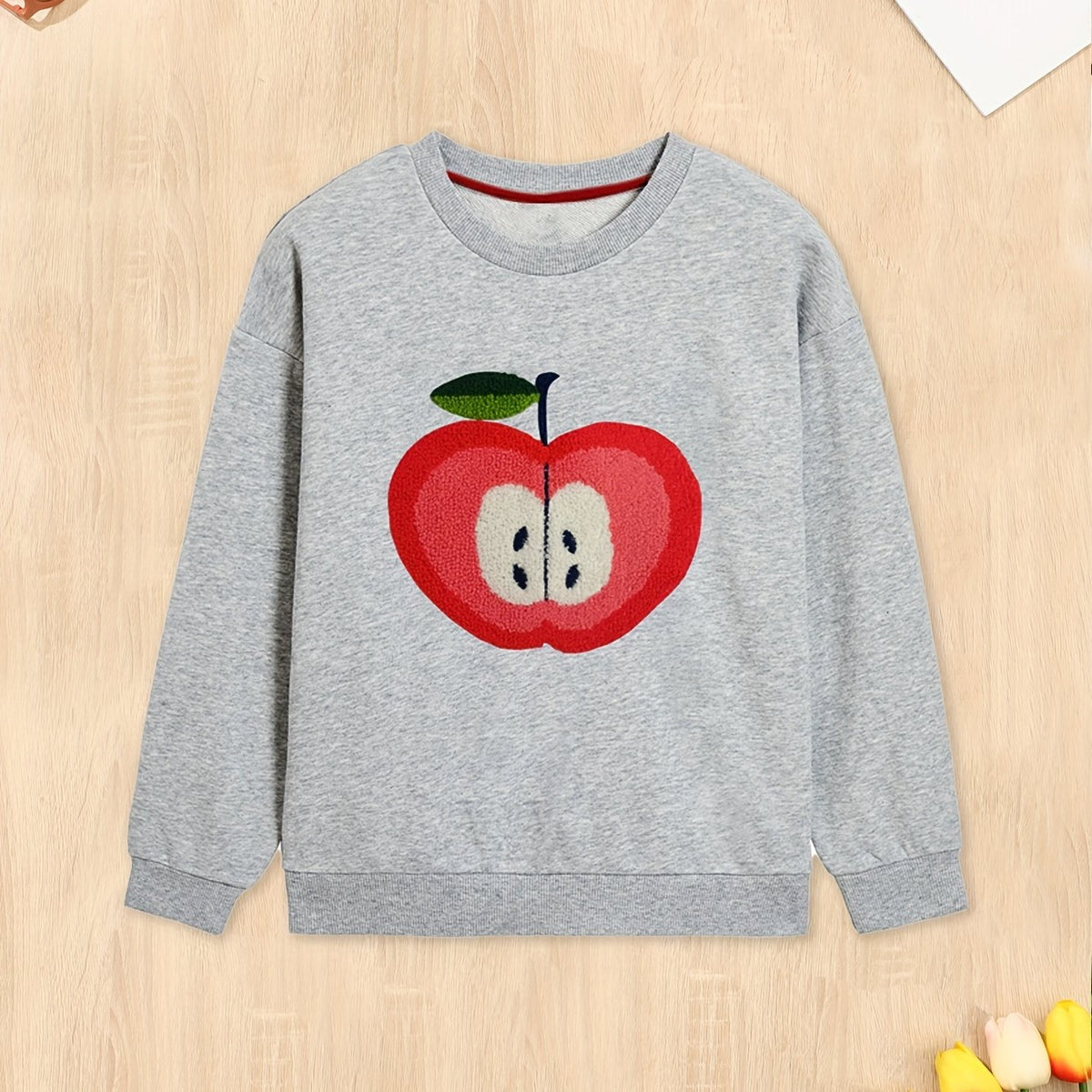 Girl's Pattern Sweatshirt Casual Breathable Sweatshirt
