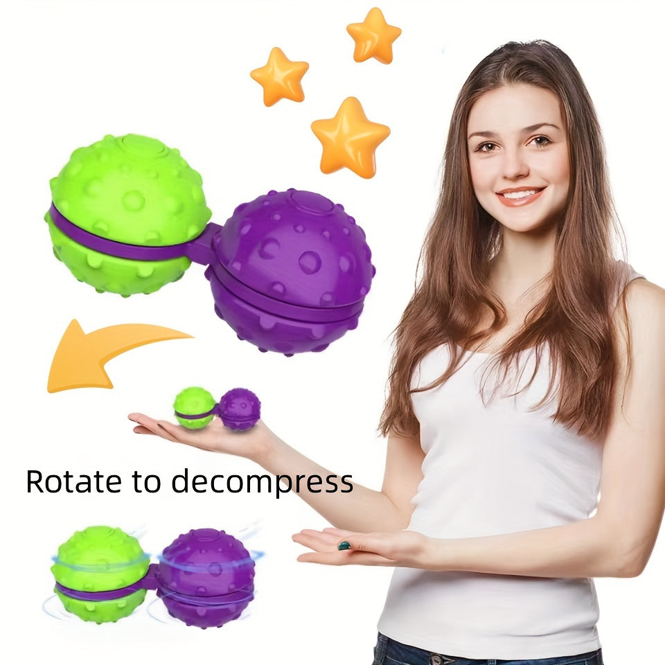 3D Fidget Spinner Decompression Rotating Massage Ball Birthday Gift