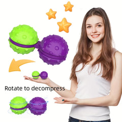 3D Fidget Spinner Decompression Rotating Massage Ball Birthday Gift