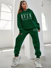 Over Thinking Two Piece Set Hoodie & Jogger Pants